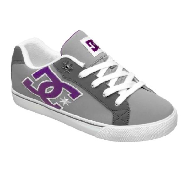 DC Shoes - DC Shoes - Purple and Grey - skateboarding shoes!